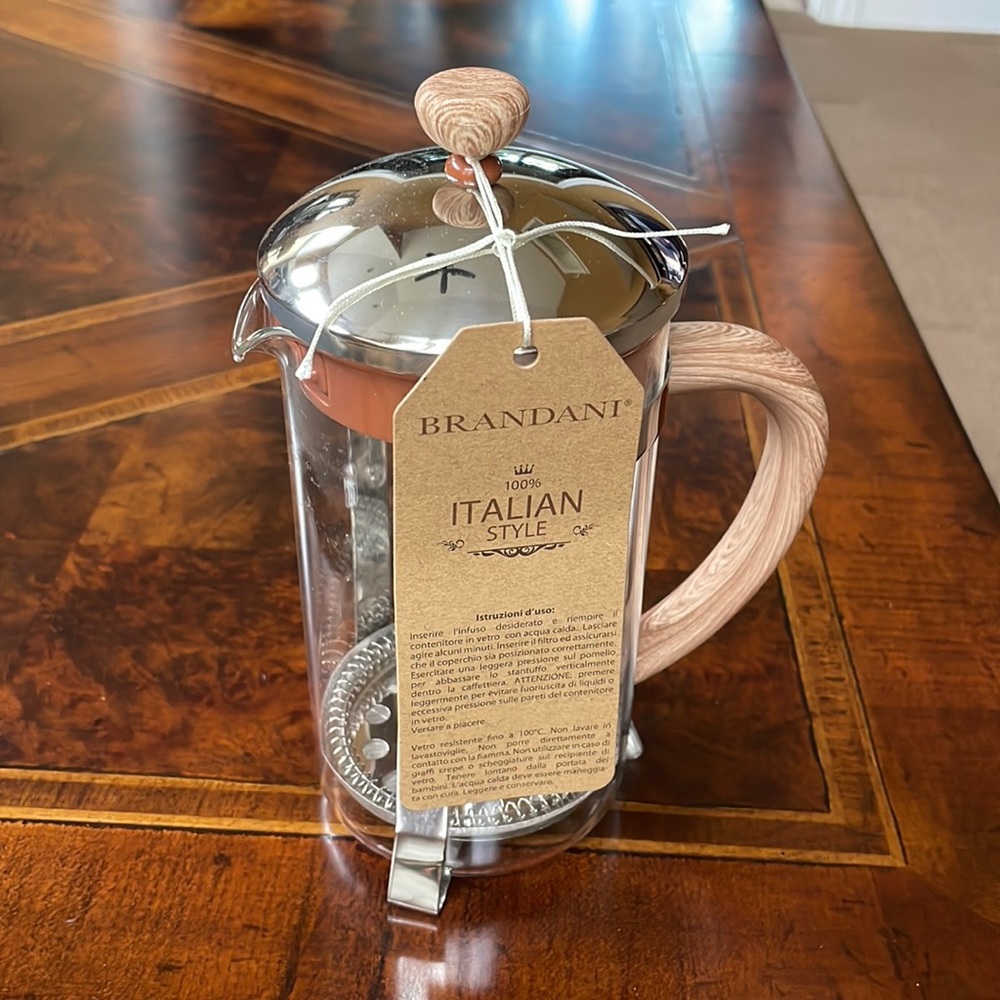 NWT - BRANDANI Coffee Tea Press